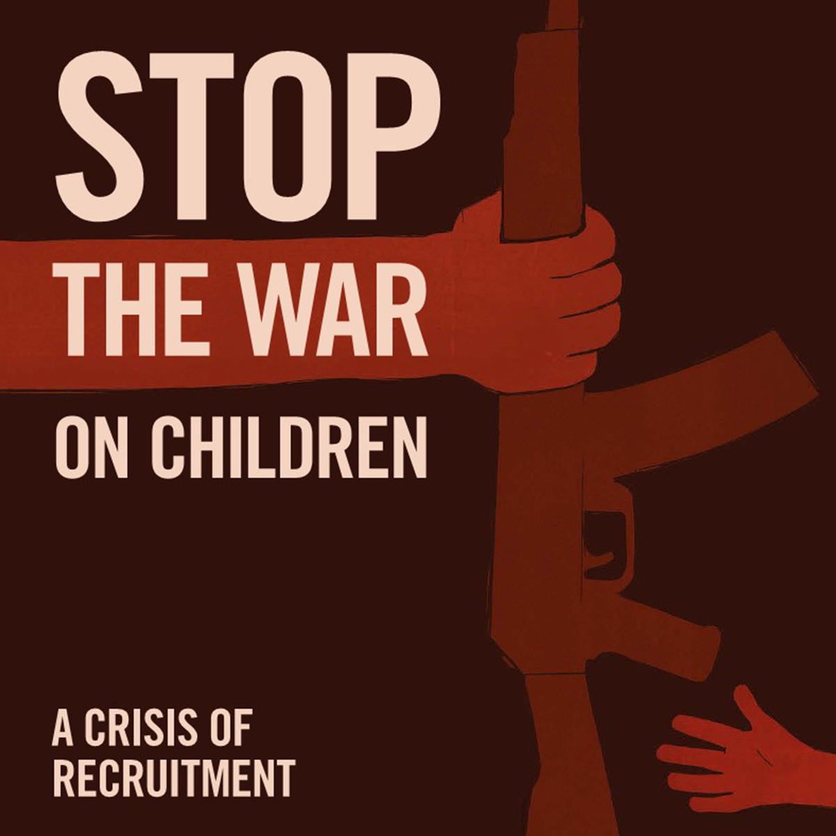 아동에 대한 전쟁을 멈춰라: 징병 위기