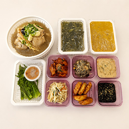 도시락 일주일 세트